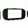 Consola para Kia Soul, METRA, DDIN , 2014-2019, negro mate.
