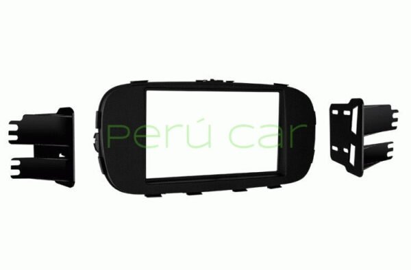 Consola para Kia Soul, METRA, DDIN , 2014-2019, negro mate.