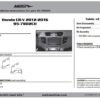 Consola METRA - Honda CRV