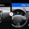 Autoradio + Consola para Mitsubishi Colt Plus 2013+ (9 pulgadas, negro UV)