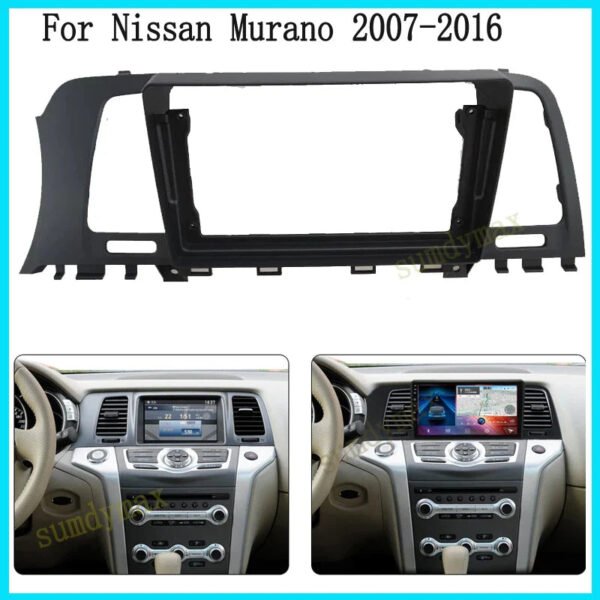 Adaptador-de-Fascia-de-marco-de-coche-2DIN-de-9-pulgadas-para-Nissan-Murano-2011-2015.jpg__1_48dfafef-f907-4d83-aef1-e0d7df931a83 Autoradio + Consola para Nissan Murano 2011-2014 (9 pulgadas, LHD)