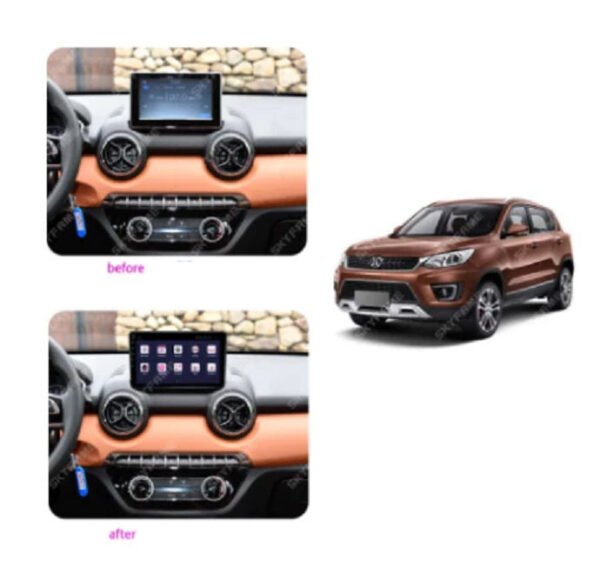 CAMBIO Autoradio + Consola para BAIC SENOVA X35/ Q35 2015-2018 (9 Pulgadas)