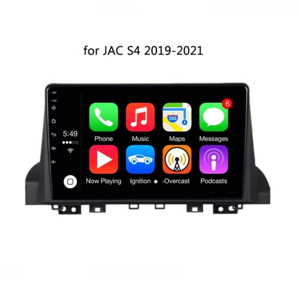 Car-Radio-for-JAC-S4-2019-2021-2DIN-GPS-Navigation-Android-Car-Multimedia-Player-Radio-Android-10-0-2-32g-Steering-Wheel-Control-Built-in-Carplay-4G-Modem-1 Autoradio + Consola para JAC Refine S4 2019 (9 Pulgadas)