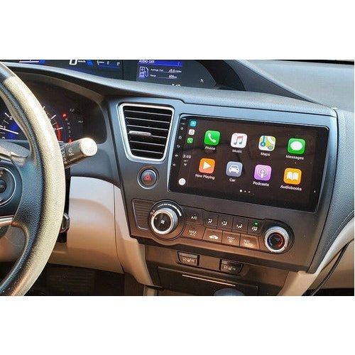 Consola para HONDA CIVIC 2013-2017 (9 Pulgadas, LHD, Versión Americana, Negro UV)