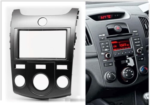 KC0 Consola para KIA Forte AC/M Black 2009-2013 (7 Pulgadas)