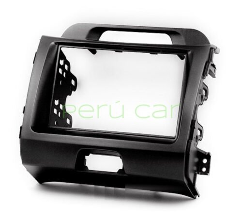 KI010SPORTAGEBLACK2010DDIN Consola para Kia Sportage color negro DDIN 2010-2016