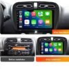 Consola para Mitsubishi Mirage 2012 (9 pulgadas, negro UV)