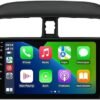 Consola para Mitsubishi Mirage 2012 (9 pulgadas, negro UV)