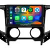 Consola para Mitsubishi Triton 2015 (9 pulgadas, AC manual, negro UV)