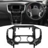 Consola para Mitsubishi Triton 2015 (9 pulgadas, AC manual, negro UV)
