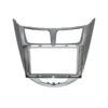 Consola para Hyundai Verna 2010-2014 (9 Pulgadas, con Aire Acondicionado Automático, Color Plata)