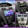 TO-184TC Consola para Toyota Vios 2008-2013 (10.1 Pulgadas, Negro)