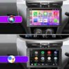 TO-184TD Consola para Toyota Vios 2008-2013 (10.1 Pulgadas, Negro)