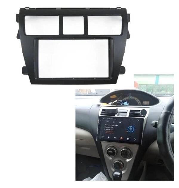 TO-184TE Consola para Toyota Vios 2008-2013 (10.1 Pulgadas, Negro)