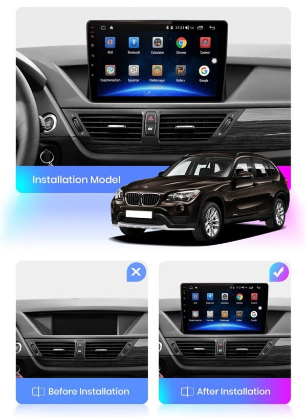 Autoradio + Consola para BMW X1 2010-2014 (10.1 Pulgadas)