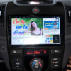 Consola para KIA Forte AC/A Silver 2009 (9 Pulgadas)
