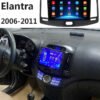 Autoradio + Consola para Hyundai Elantra 2006-2011 (9 Pulgadas, LHD, Coreano, Color Negro)