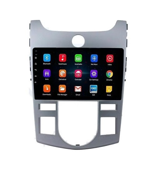 Consola para KIA Forte AC/A Silver 2009 (9 Pulgadas)