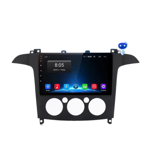 radio-android-para-ford-s-max-s-max-2007-2008 Autoradio + Consola para Ford S-Max 2007-2008 (9 Pulgadas, Manual)