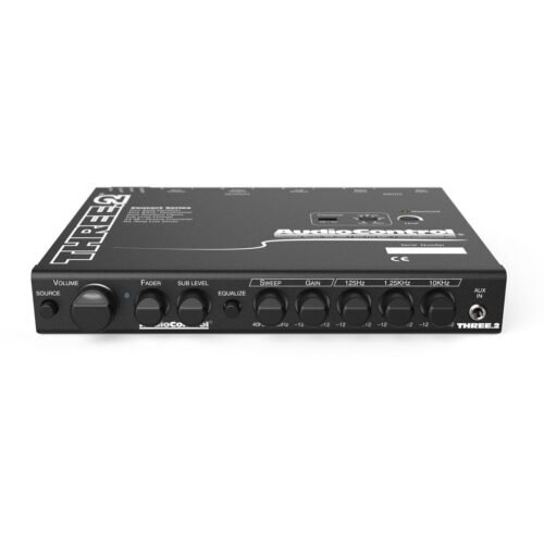 three2-front-high-1 AudioControl THREE.2 IN-DASH EQ/XOVER/AUXIN NEW SMT VERSION